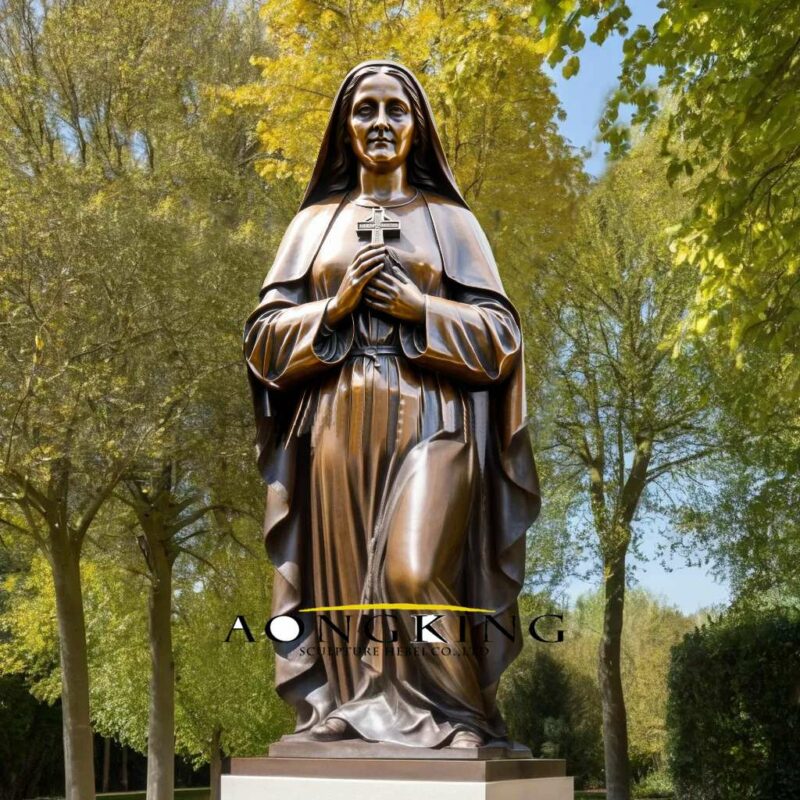 Saint Therese of Lisieux statue
